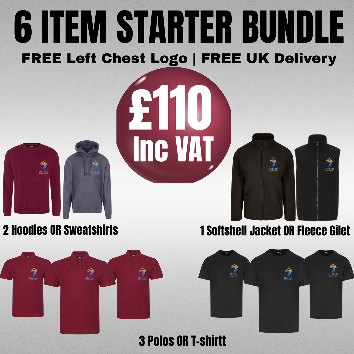 6 ITEM STARTER BUNDLE