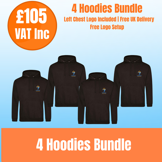 4 HOODIES BUNDLE