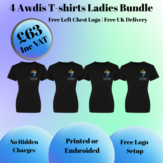 4 LADIES T-SHIRT BUNDLE