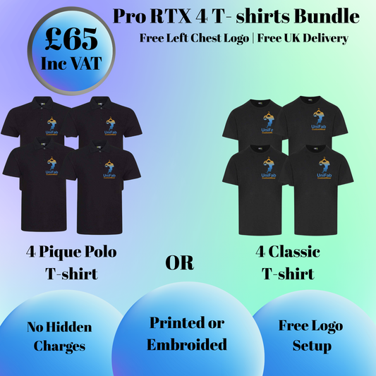 4 T shirt Bundle